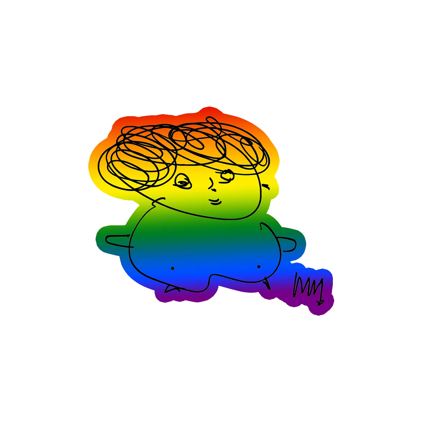 Self Drawing Magnet (Rainbow)